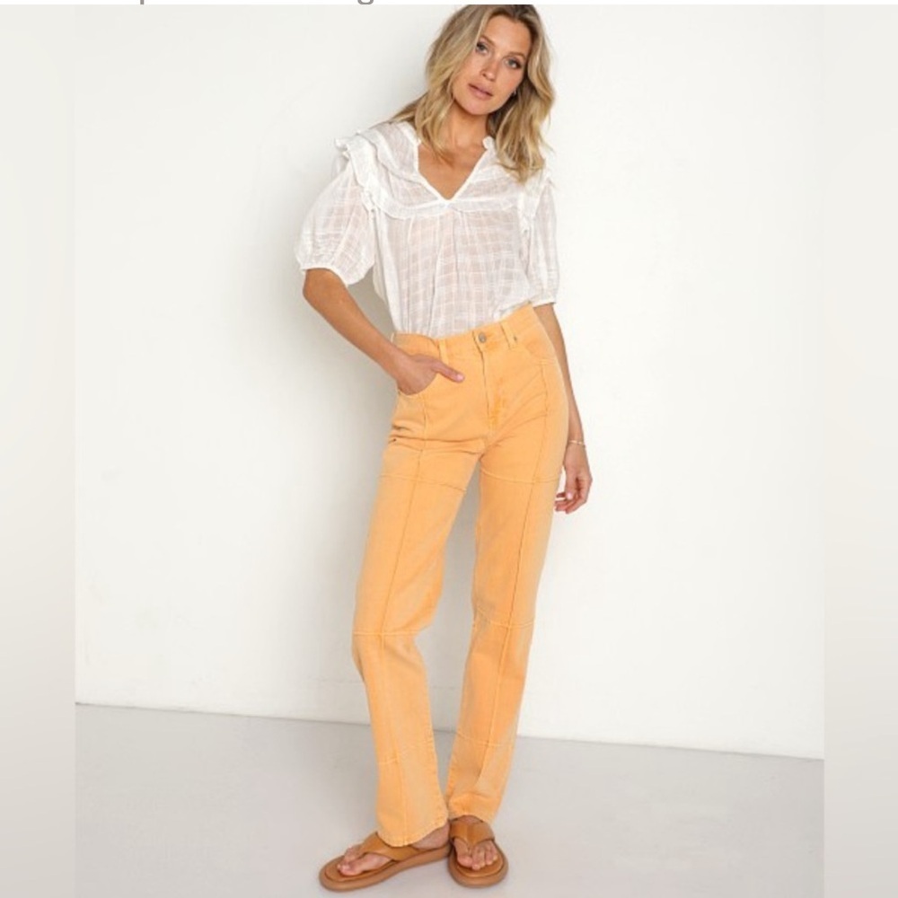 Pistola Cassie Super High Rise Straight Jeans Nectar